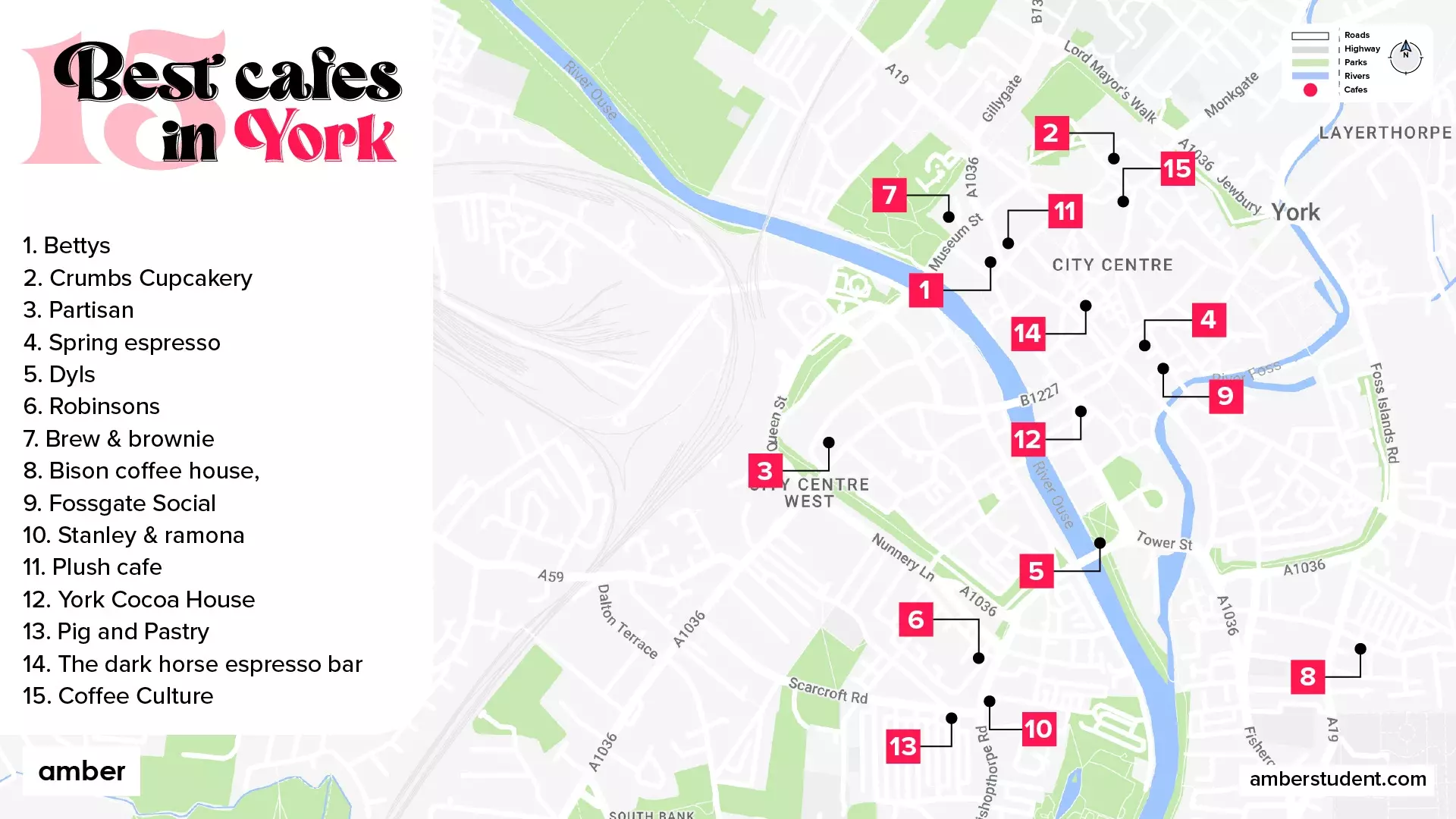 15 Best Cafes In York Amber